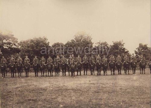 Welsh Section Mounted Infantry at Longmoor, 1907